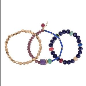 The Sak - Three Row Stretch Bracelet Set
